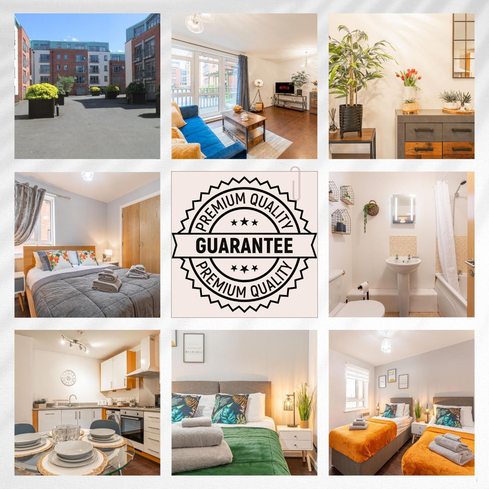 City Centre Flat Ideal For Contractors, Families & Relocators - Disable People Welcome - Free Parking, Fast Wifi, Smart Tv And 2 Bathrooms, 7Min Walk From Train Station! 코번트리 외부 사진